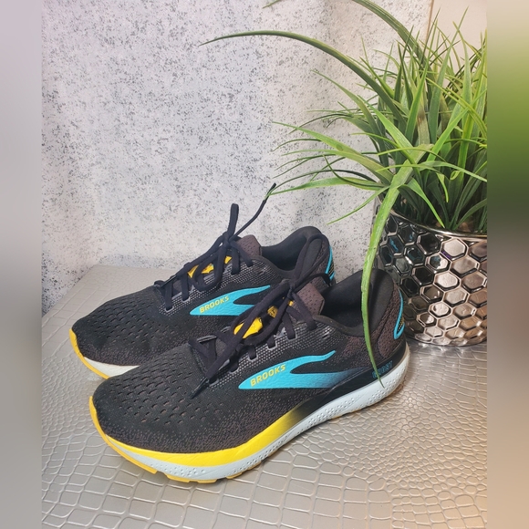 Brooks Other - Brooks Ghost 16 Men's Running Sneakers "Black/Forged Iron/ Blue" Size 8